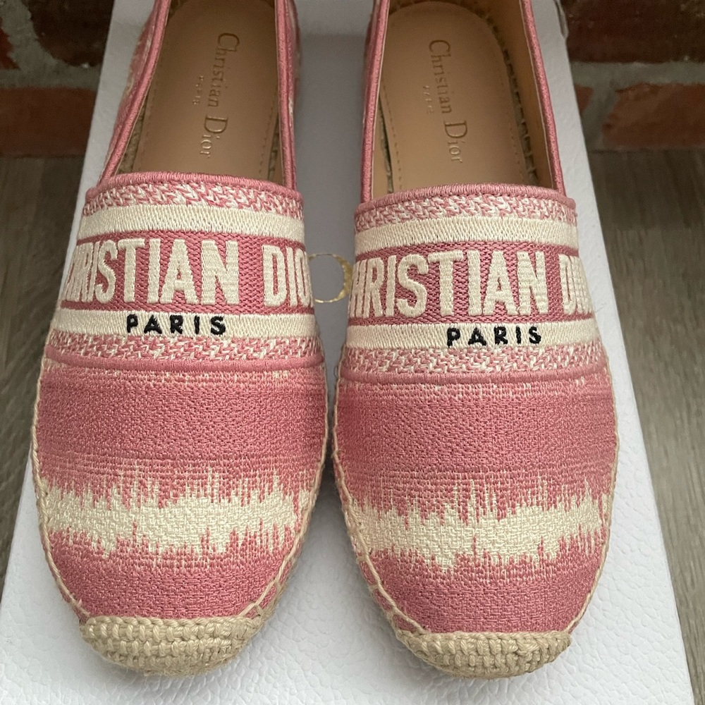 Dior Espadrilles Pink (DEEP NUDE)